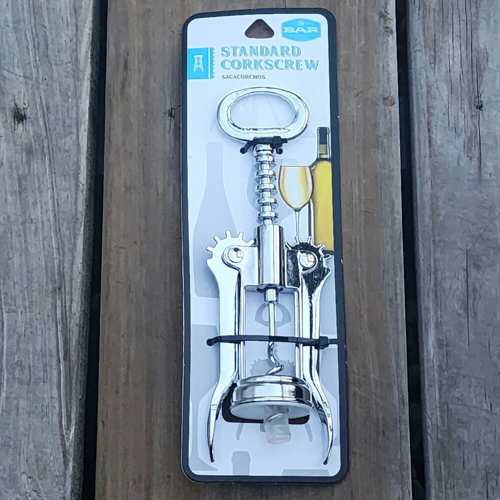 NWT The Bar Wine Bottle Opener Winged Corkscrew Professional Grade Heavy Duty
